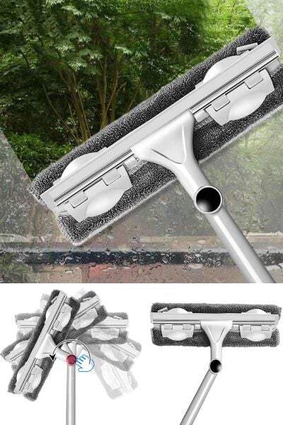 Camsil Mop Çekpaslı +1 Yedek Bez Hediye