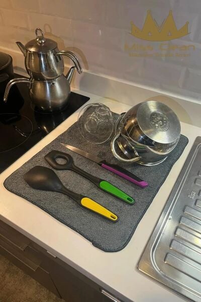 Tezgah Üstü Bulaşık Kurulama Matı