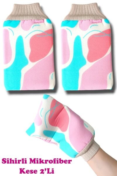 Banyo Lifi Banyo Kesesi Mikrofiber Kese 2 Adet