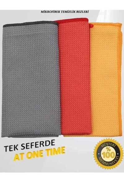 Cam ve Ayna Bezi Kurulama Gerektirmez 40x60cm 3 Adet