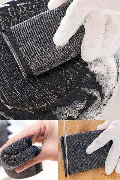 Telli Bulaşık Süngeri Paslanmaz 2 Adet